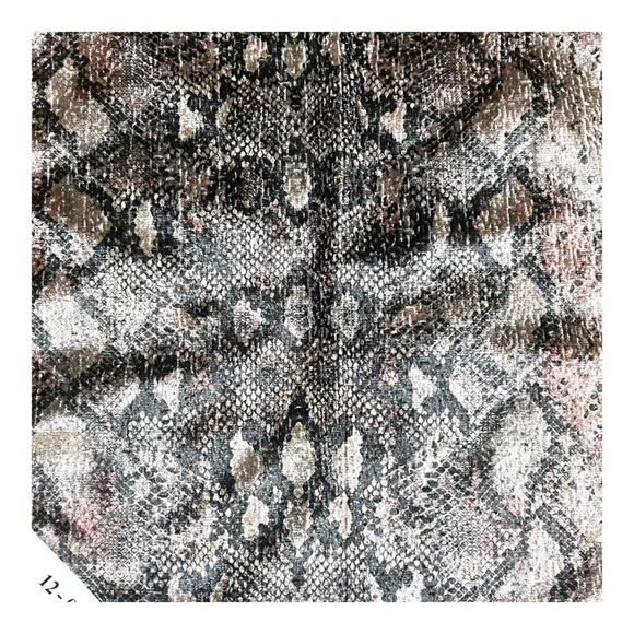 Xanadu Ikat Pink & Navy Fabric Craft Lot of Polyester Indoor Outdoor Samples - Picture 8 of 16